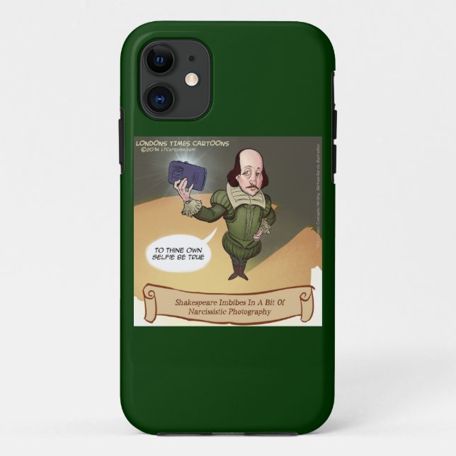 Funny Shakespeare Selfie iPhone 5/5S Coque (Dos)