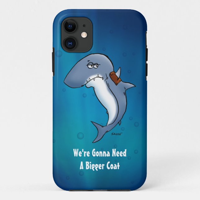 Funny Shark a besoin d'un plus grand Coque iPhone5 (Dos)