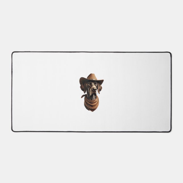 Funny Sheriff Chemise Chien Allemand Pointer Chien (Recto)