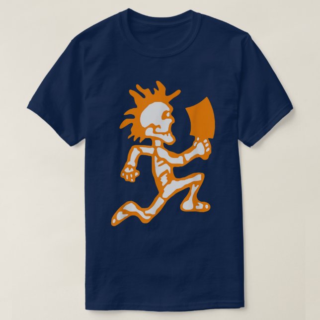 Funny Skeleton Psychopathique T-shirt (Design devant)