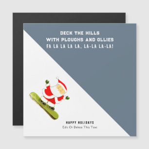 Funny Snowboard Cartes de Noël