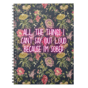 Funny Sobriety Journal 