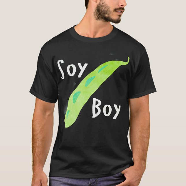 Funny Soy Boy Liberal Vegetarian Vegetarian Tshirt (Devant)