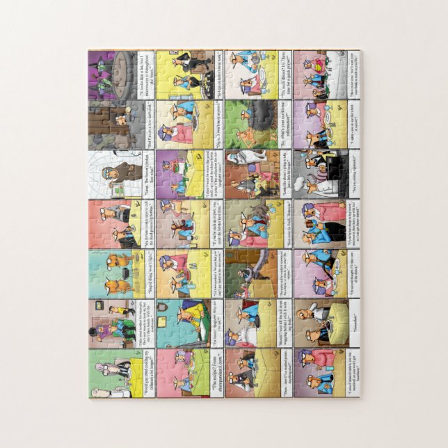 Funny Spectickles Cuisine Humour Puzzle (Vertical)