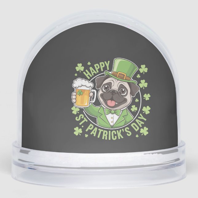 Funny St. Patrick�s Day Pug with Beer Mug (Avant)