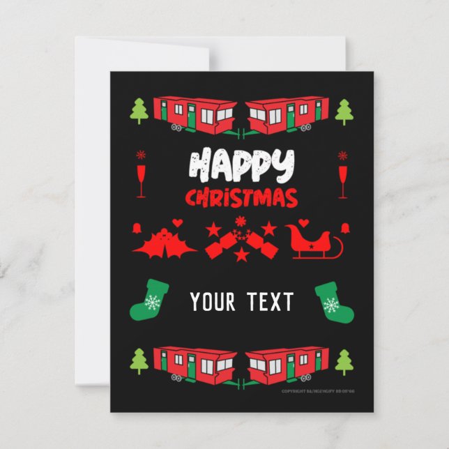 Funny Static Caravan Mobile Accueil Cadeaux Sweats (Devant)
