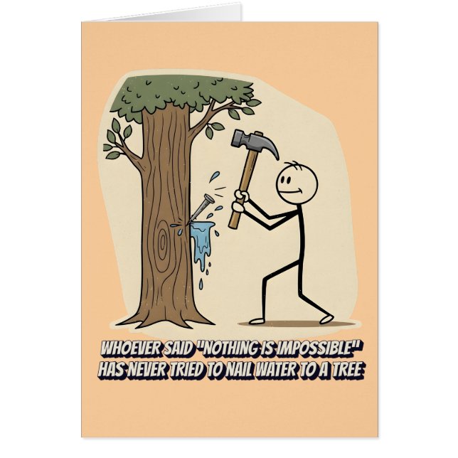 Funny stickman slogan (Devant)