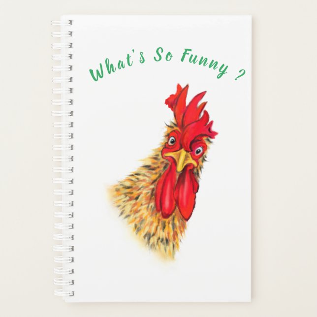 Funny Surprised Curious Rooster - What's So Funny (Devant)