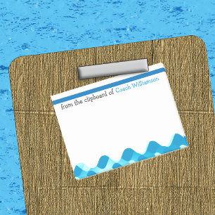 Funny SWIM COACH Personnalisé Post-it Notes
