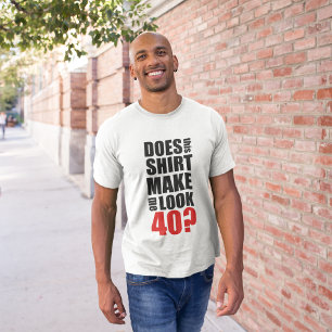 Funny T-shirt long manches 40e anniversaire