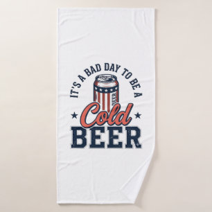 Funny T-Shirt Vintage Vector Patriote Bière Froide
