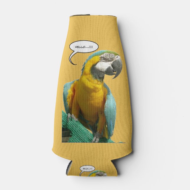 Funny Talking Parrot Personnalisable Glacière bout (Devant)