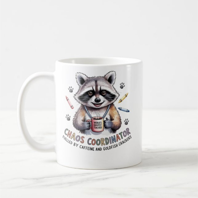  Funny Teacher Mug Chaos Coordinator Gift for Wome (Gauche)