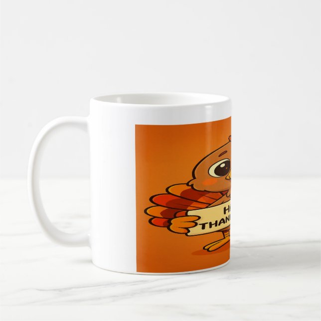 Funny Thanksgiving Turkey Mug (Gauche)