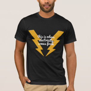 Funny Thunder et Chemise de la foudre   T-shirt co