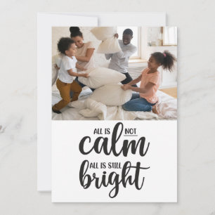 Funny Tout n'est pas calme Cinq Photo Carte de vac
