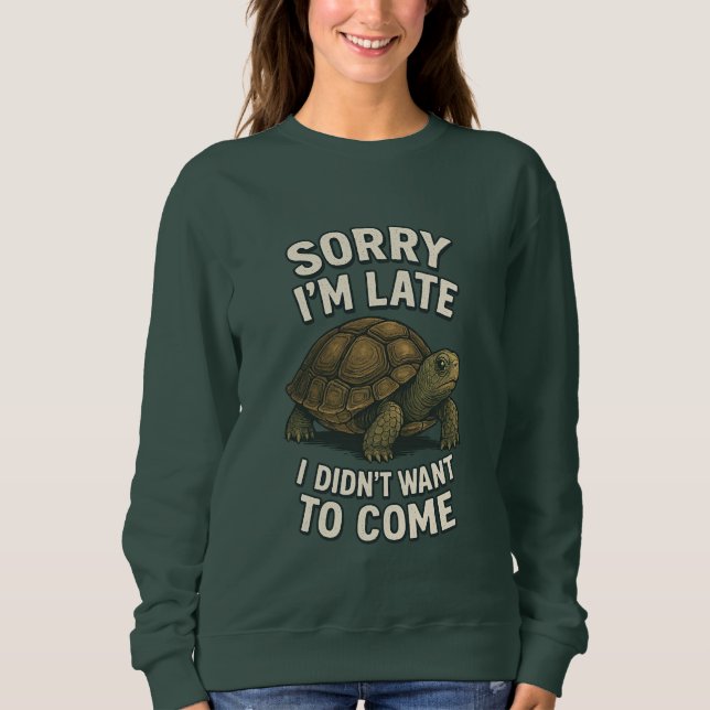 Funny Turtle Sweatshirt (Devant)