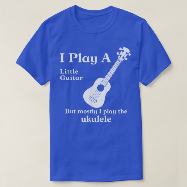 Funny Ukulele Tshirts Musician Little Guitar 939 (Design devant)