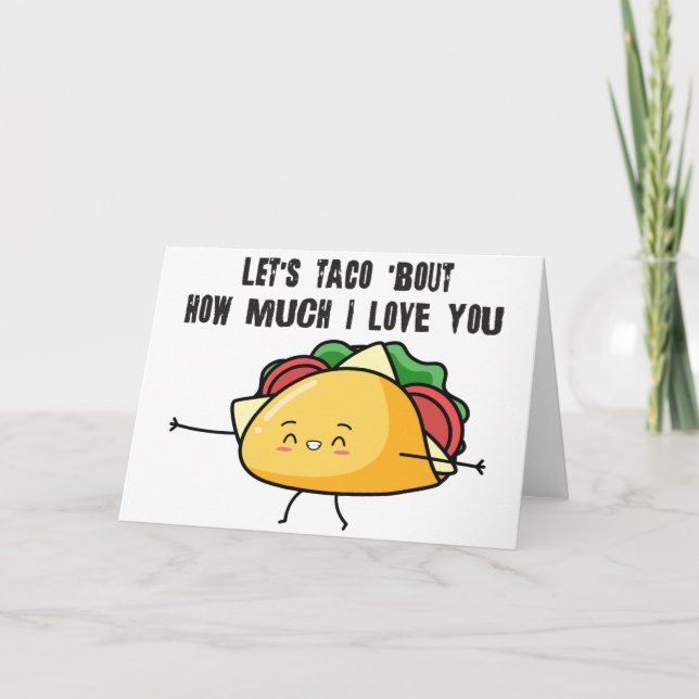 Funny Valentines Carte de jour - Funny Love Card (Devant)