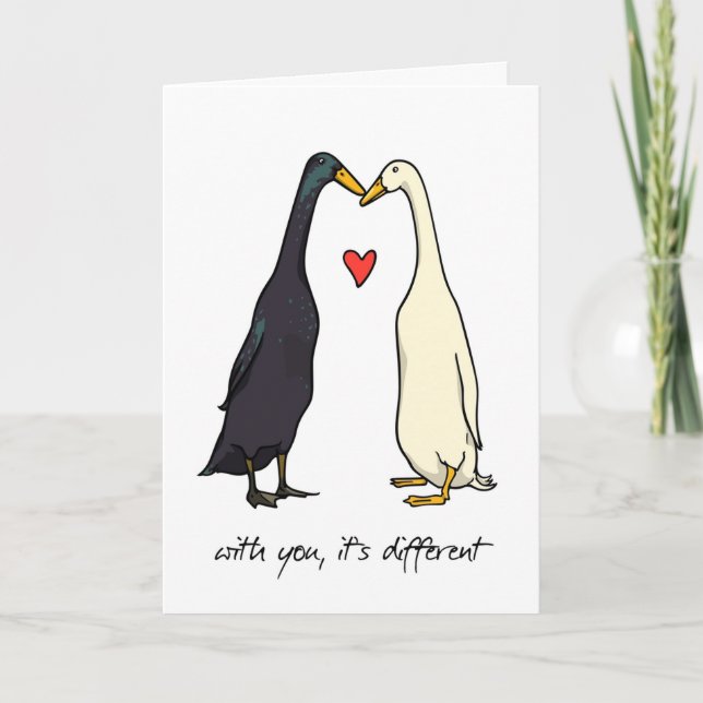 Funny Valentines Carte Jour - Carte Anniversaire H (Devant)