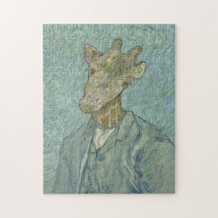 Funny Van Gogh Giraffe Puzzle
