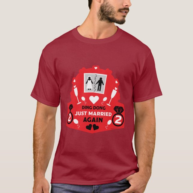 Funny vient de se marier à nouveau T-shirt (Devant)