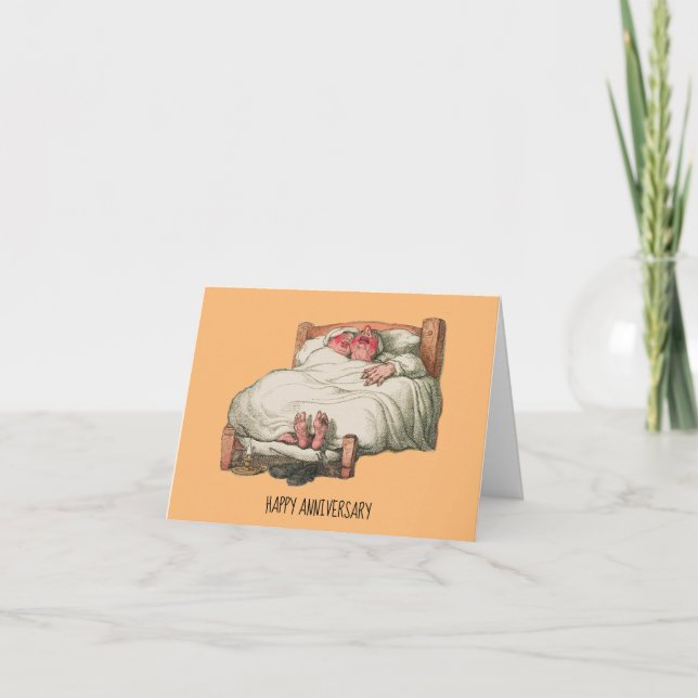 Funny Vintage Bonne Carte Anniversaire (Devant)