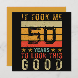 Funny vintage coutume 50ème anniversaire de numéro