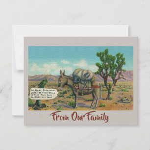 Funny Vintage Desert Card