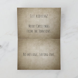 Funny Vintage sac en papier générique de la carte