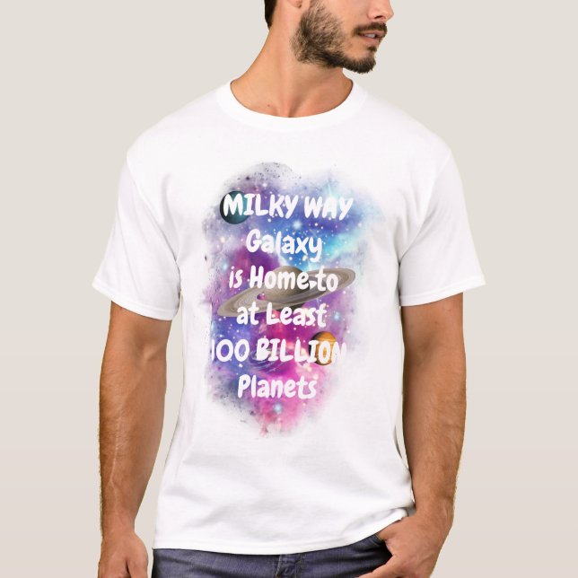 Funny Voie Lactée Galaxy Cool T-shirt (Devant)