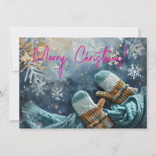 Funny Watercolor Carte de voeux de Noël