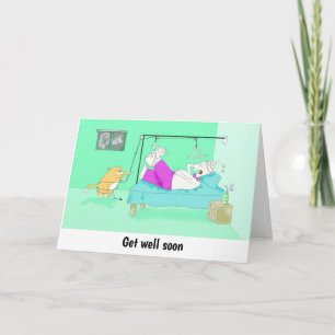 Funny Xray brocken carte de pied