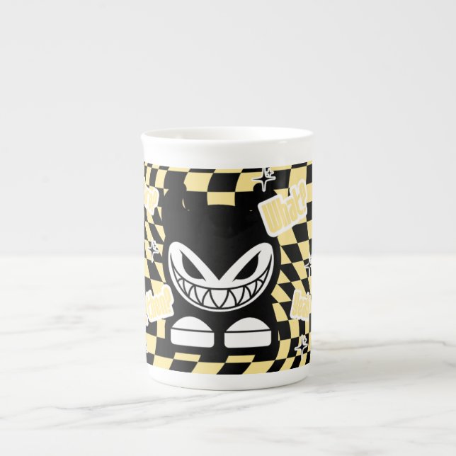 Funny Yellow Labubou-Inspired Mug | Cute Bold  (Devant)