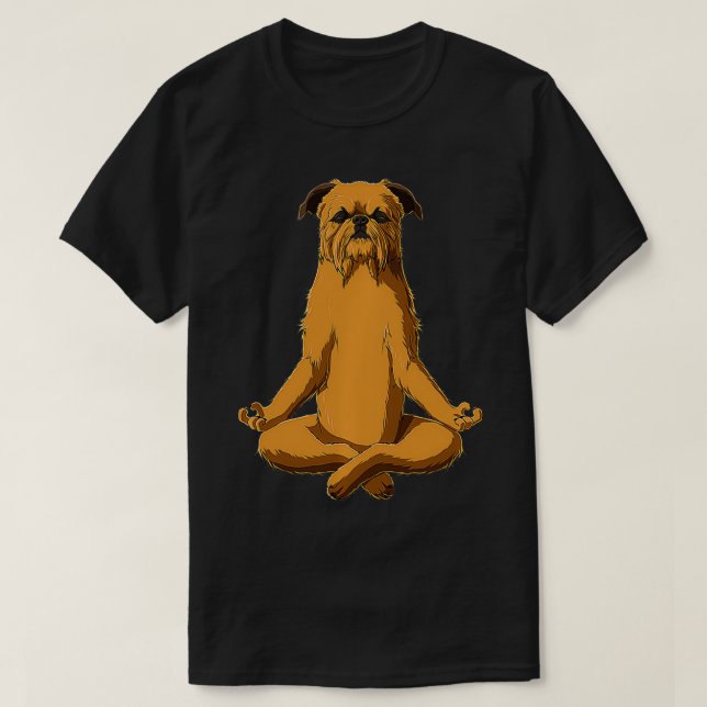 Funny Yoga Chien Bruxelles Griffon Pullover (Design devant)