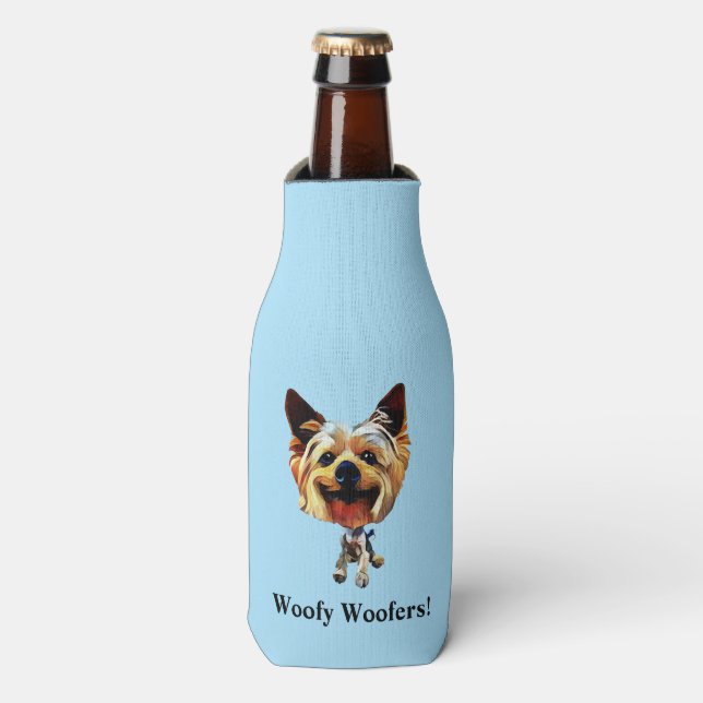 Funny Yorkshire Terrier Bottle Glacière (Bottle Devant)