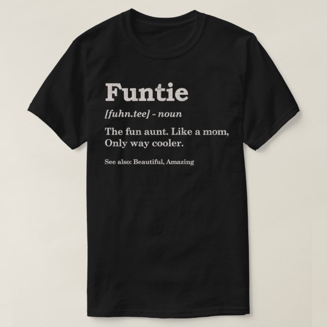 Funtie Tante Vêtements Drôle Pullover cadeau  (Design devant)