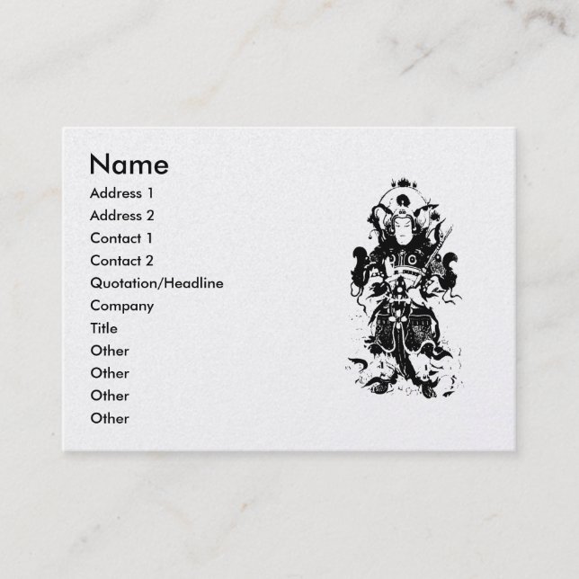 Fuotuo Carte de visite (Devant)