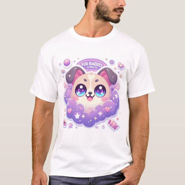 Fur Baby toujours mignonne T-shirt graphique Chiot (Devant)