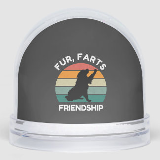 Fur, Farts, Friendship - Funny Dog Lover Retro