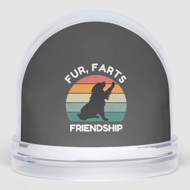 Fur, Farts, Friendship - Funny Dog Lover Retro (Avant)