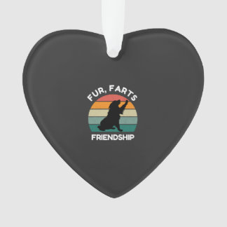 Fur, Farts, Friendship - Funny Dog Lover Retro