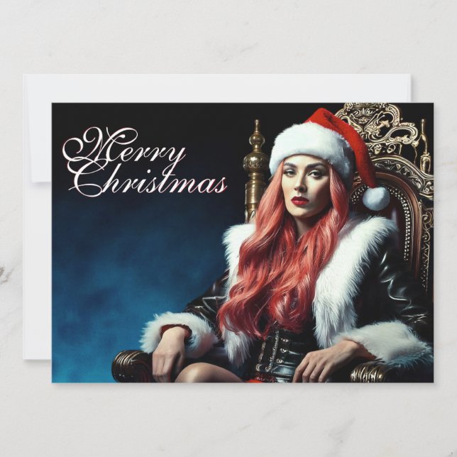 Fur & Leather Diva – Joyeux Noël (Devant)