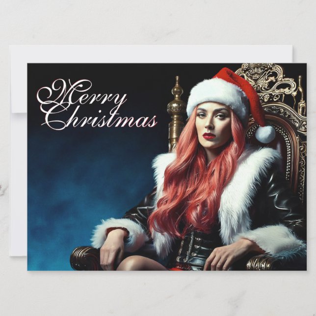 Fur & Leather Diva – Joyeux Noël (Devant)