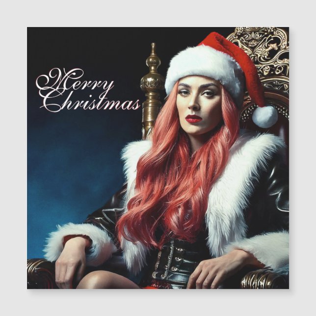 Fur & Leather Diva – Joyeux Noël (Devant)
