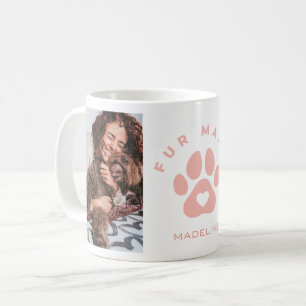 Fur Mama Chien Photo Collage Café Mug Cup
