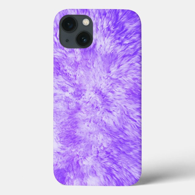Fur pourpre Coque-Mate coque iphone (Verso)
