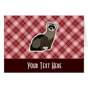 Furet rouge de plaid