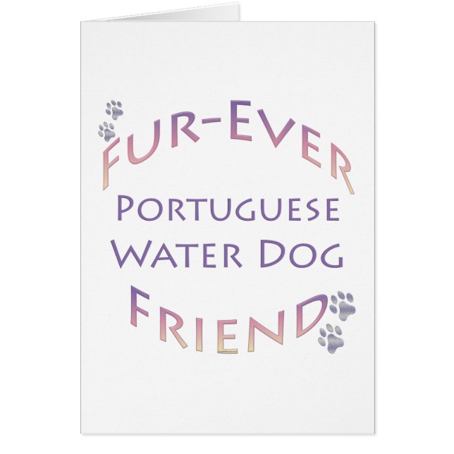 Furever de chien d'eau portugais (Devant)