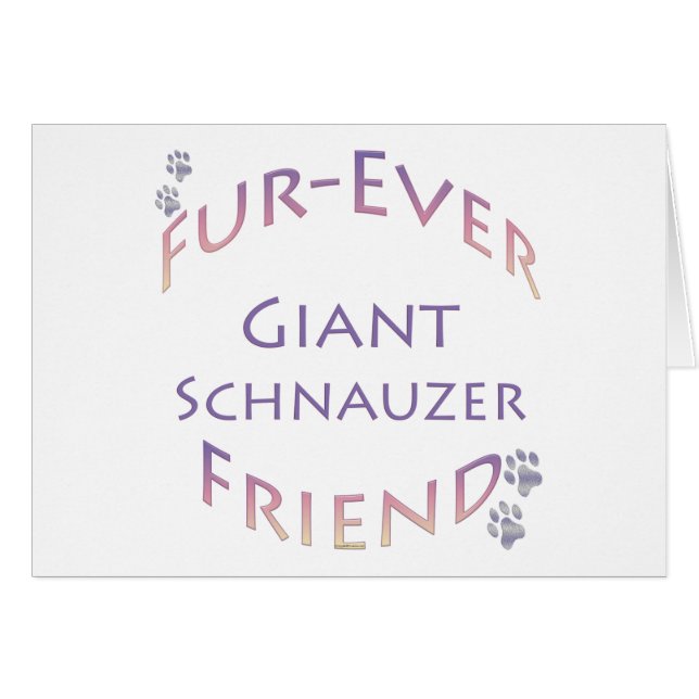 Furever Schnauzer géant (Devant horizontal)